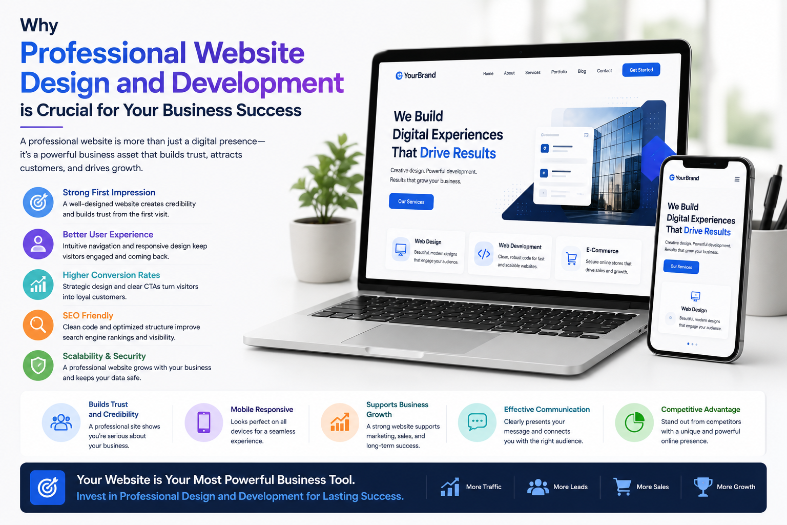 Why Professional Website Design and Development is Crucial for Your Business Success