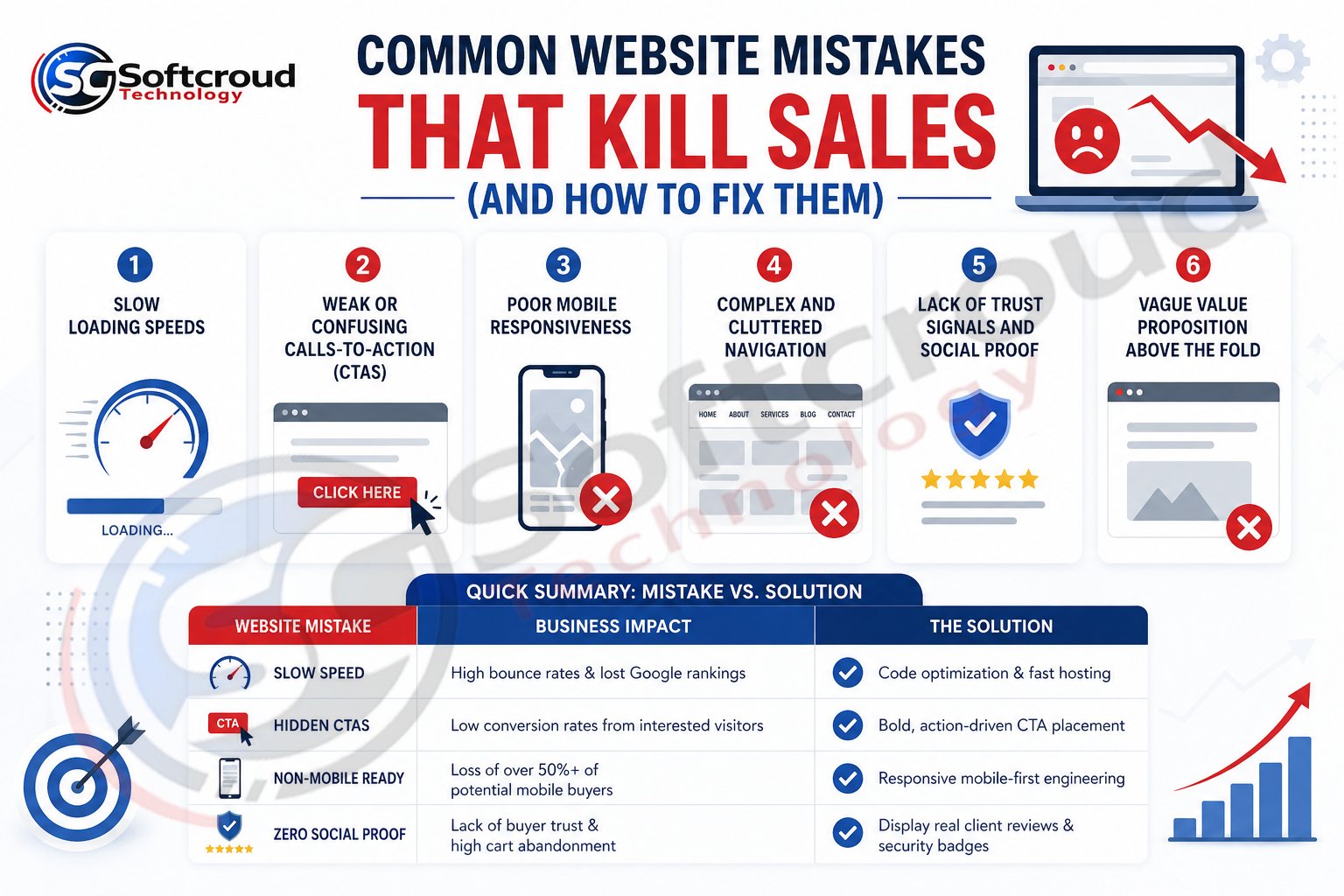 Common Website Mistakes That Kill Sales (And How to Fix Them)